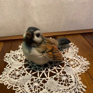 Goebel Brown Black Bird / Sparrow Figurine -West Germany CV 72